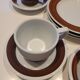 4 cups, and dessert plates MOSA Maastricht Holland
