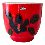 Bay ceramic planter, westgerman pottery, 70's interior