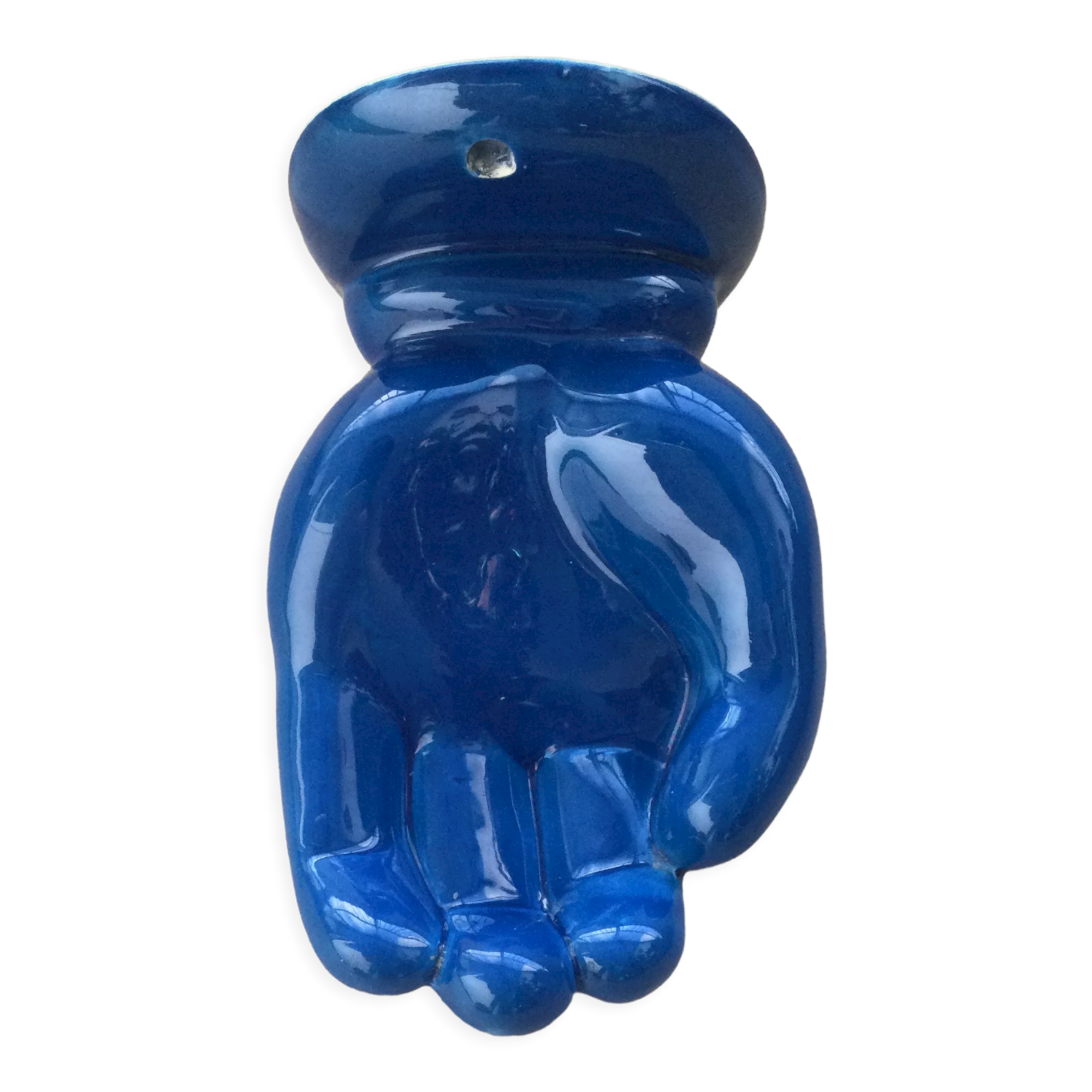 Ceramic soap dish signed JC Peiré, vintage 1980