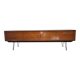 Scandinavian teak and metal sideboard