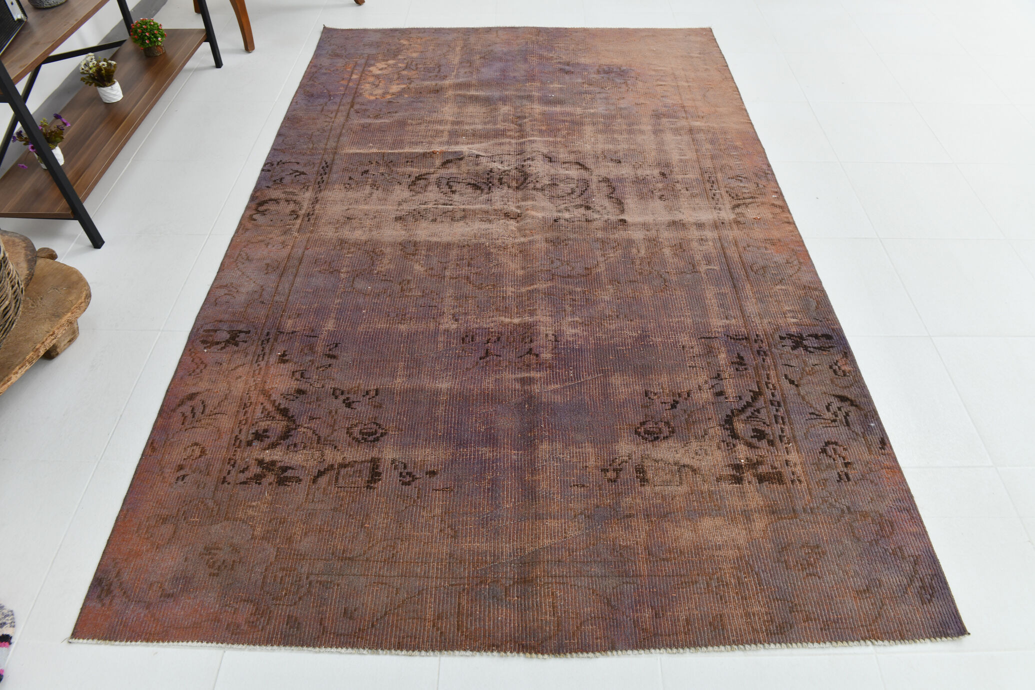 5x8 shades of pastel antique rug, 171x265cm