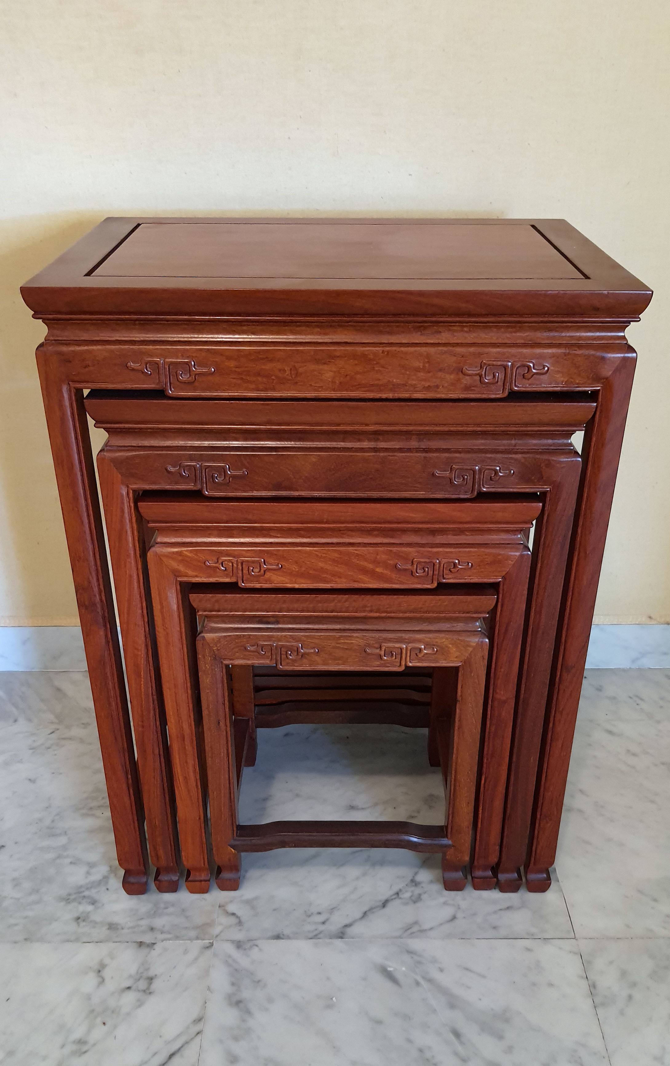 Tables trundle exotic wood China Asia XXeme