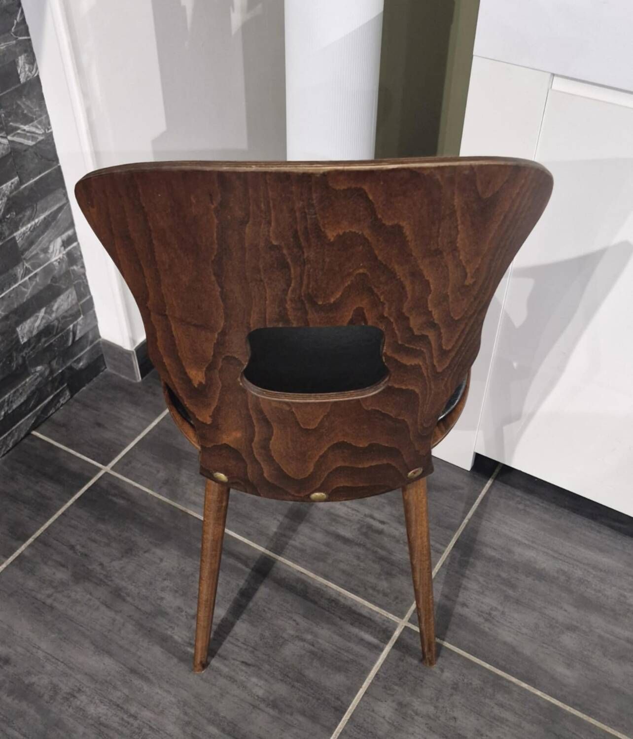 Set of 10 vintage Baumann "Gentiane" model bistro chairs, 1960s