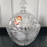 Anna hutte crystal candy or sugar pot