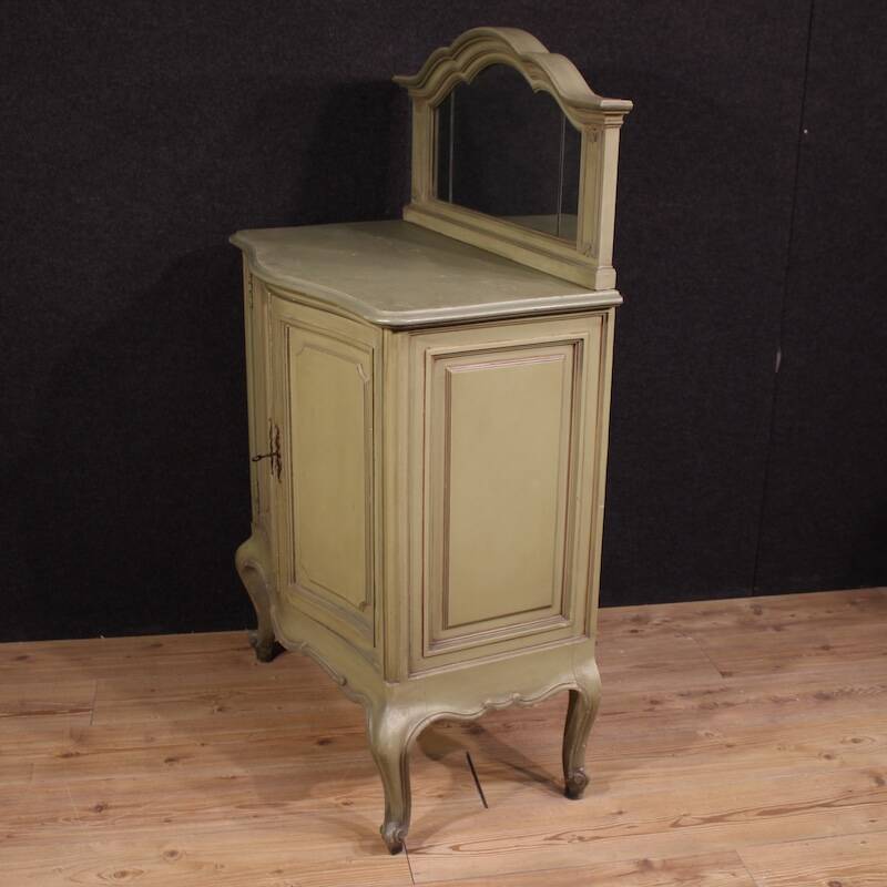 Buffet laqué italien du 20e siècle avec miroir