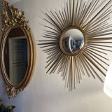 Large witch mirror Chaty Vallauris year 1950