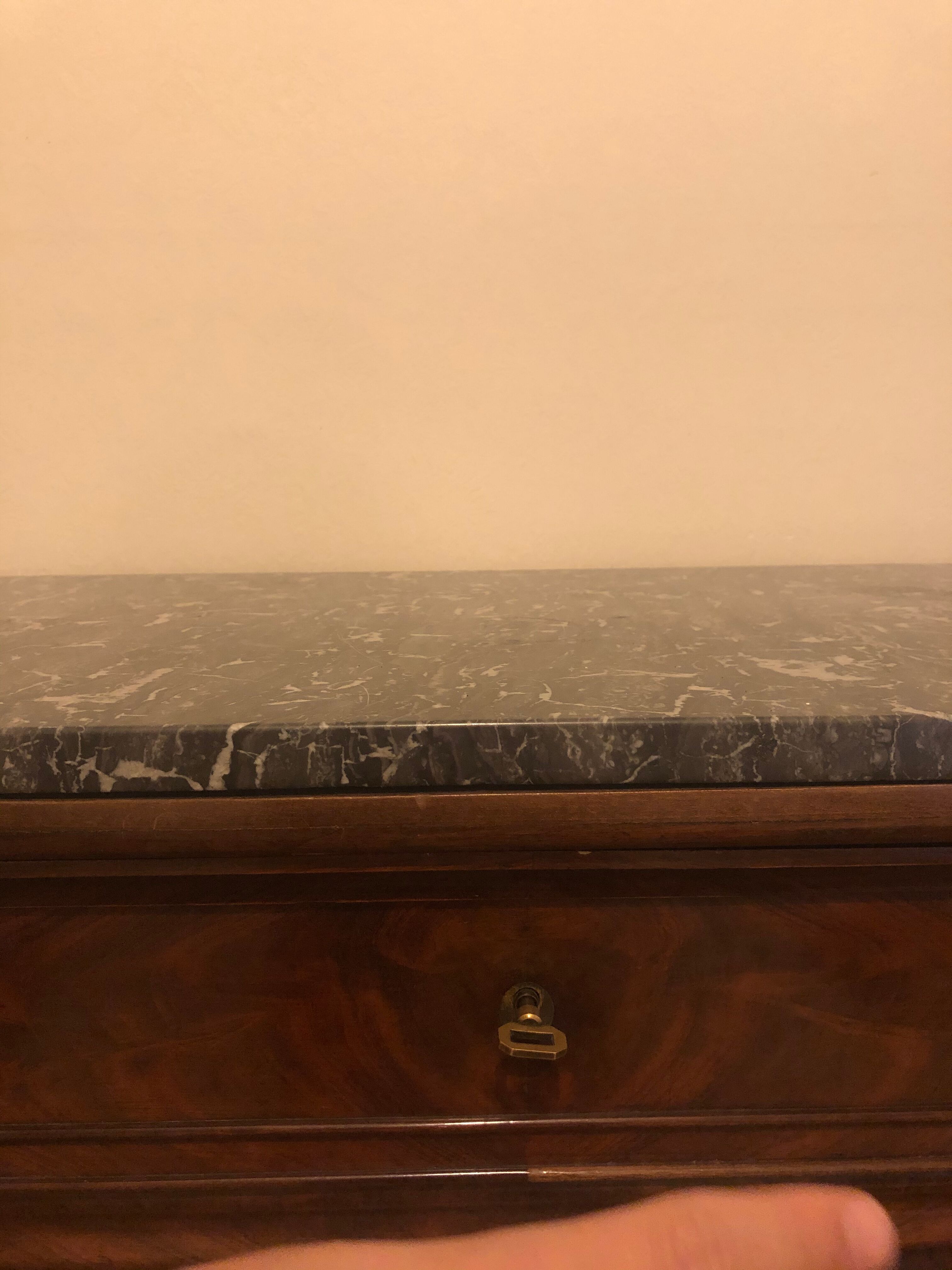Large old chest of drawers