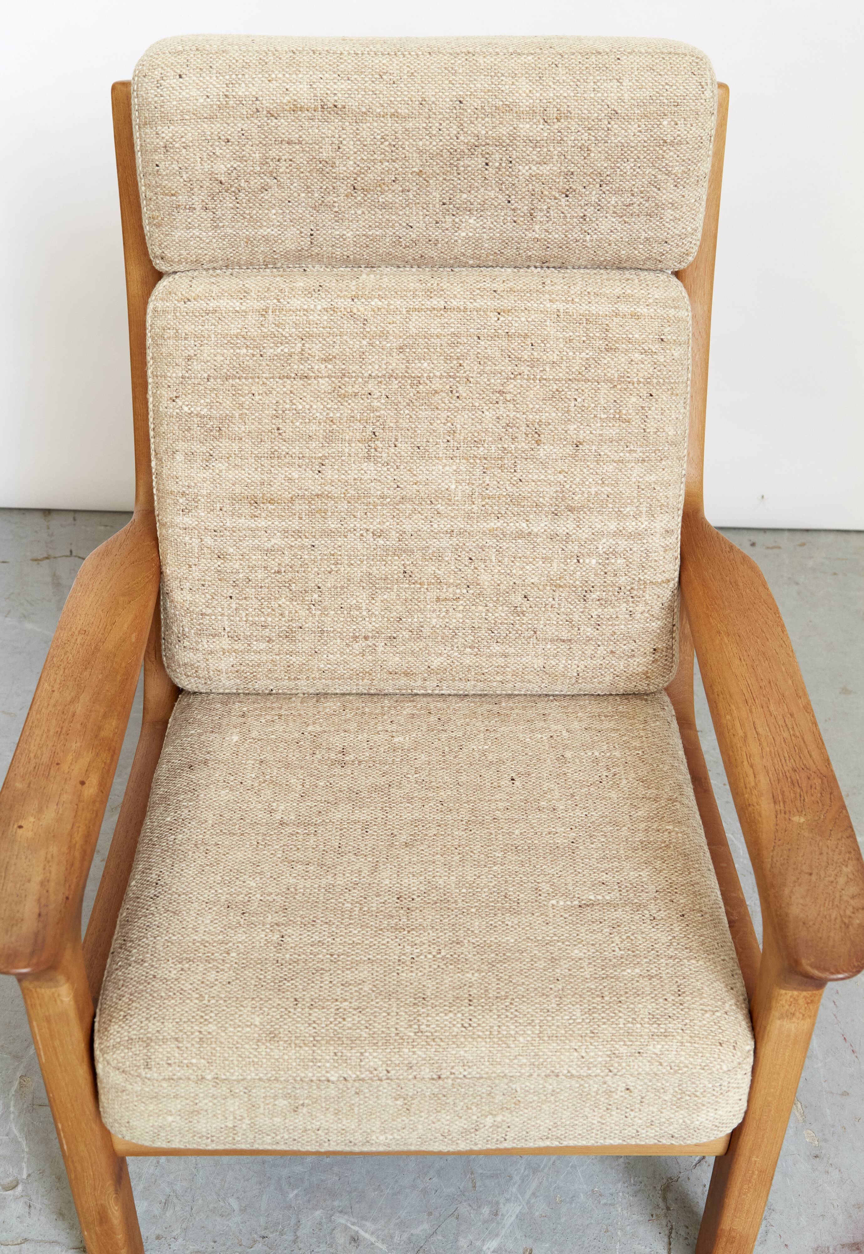 Juul Kristensen Highback Chair & Holstebro Ottoman