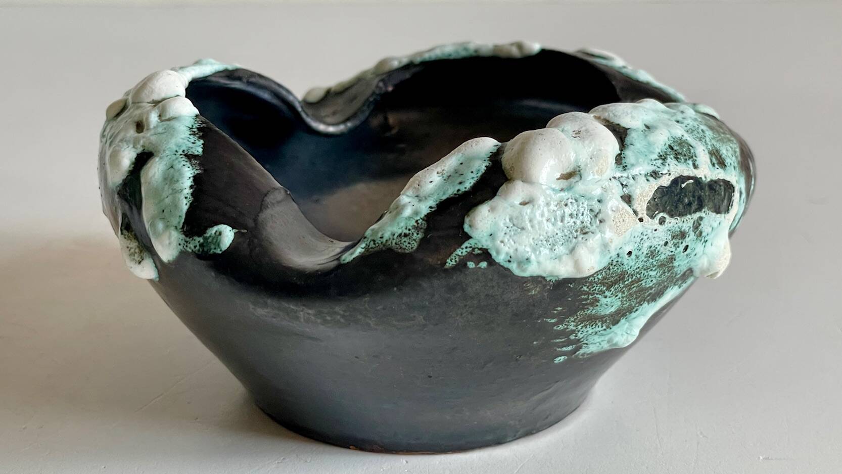 Cyclops Ceramic Ashtray Annecy France Vintage