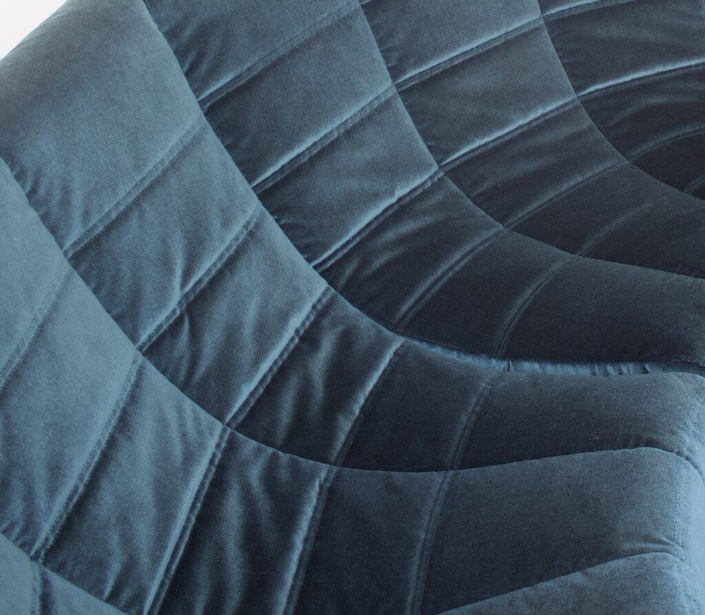 Rare and Exceptional 'Gilda' Circle Sofa in Velvet by Michel Ducaroy, 1972