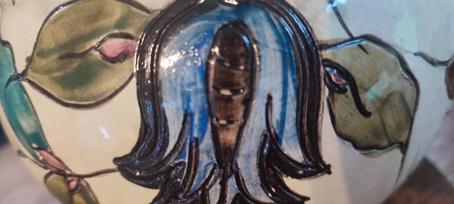 Vallauris ceramic vase by Jérôme Massier