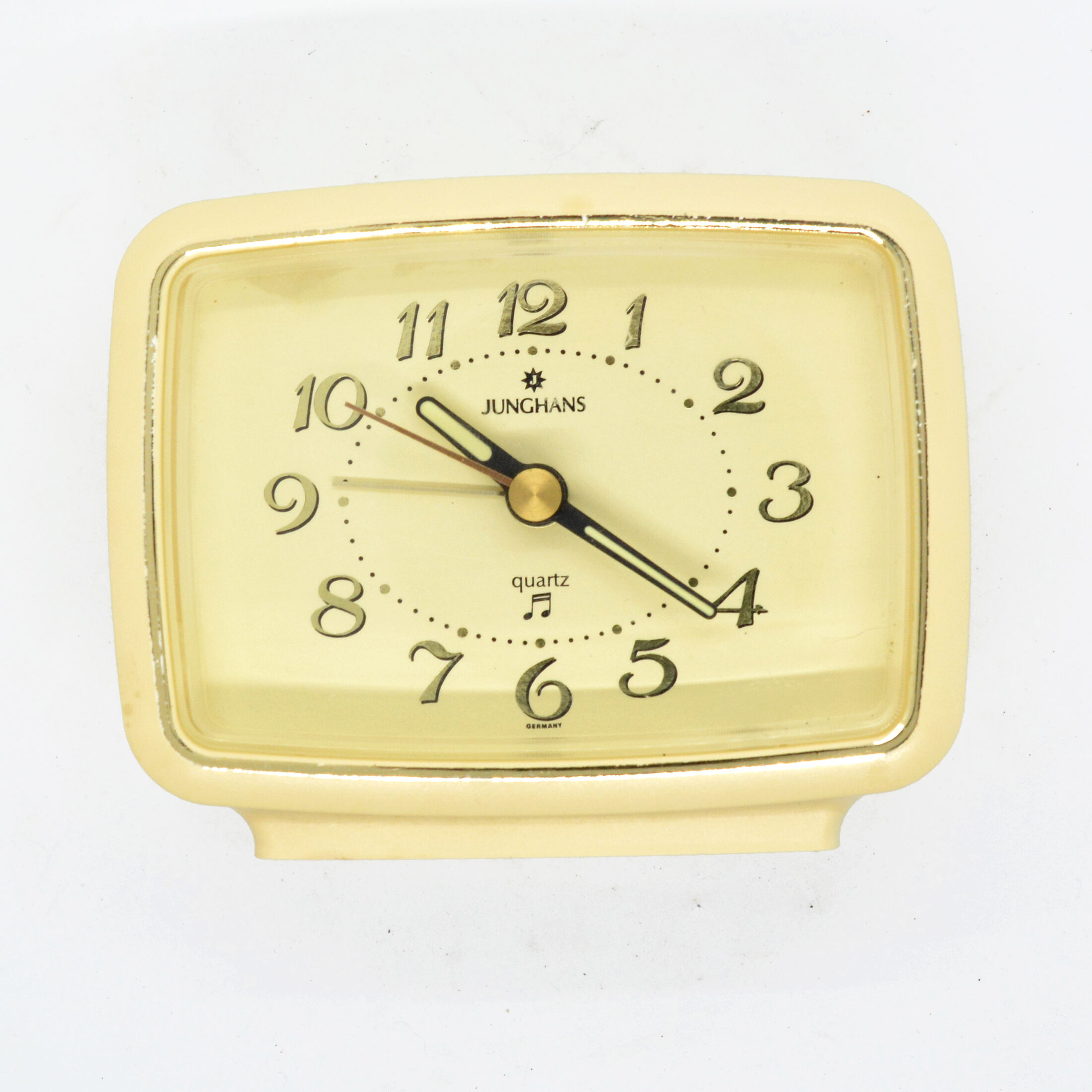 1980s Junghans modernist alarm clock, Germany