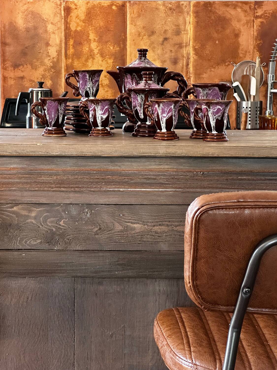 Tea set. Vintage coffee by Vallauris – Marius Giuge