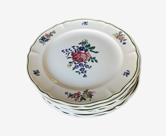 Lot de 7 assiettes à dessert villeroy & boch modele “alt Strasbourg”