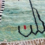 Traditional handmade carpet 250cm x 150cm Moroccan
