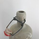Bouteille en grès émaillé