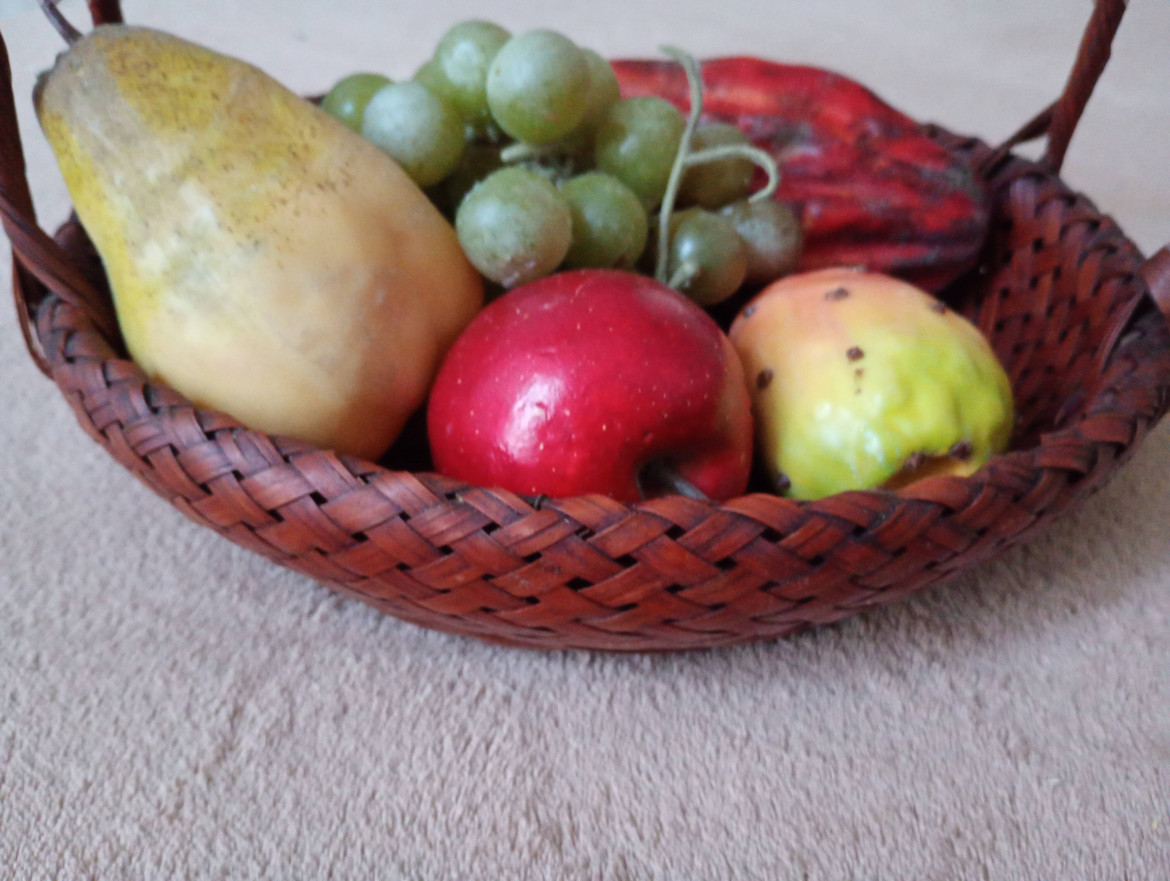 Japanese woven bamboo basket Ikebana