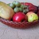 Japanese woven bamboo basket Ikebana