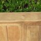 Parisian buffet 2 sliding doors raw wood oak