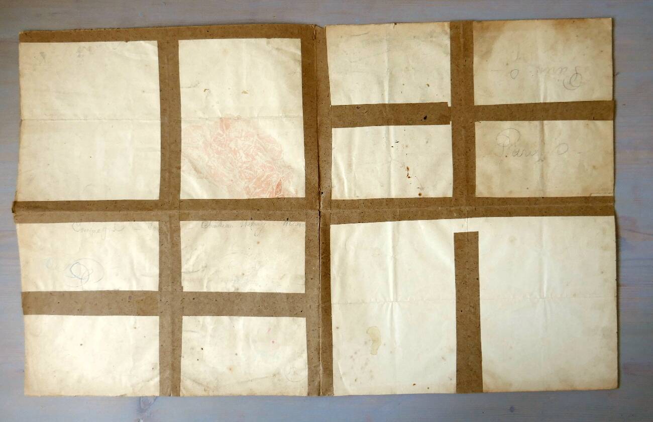 Old Map General Staff 1912 - Paris Beauvais Soissons Montmirail