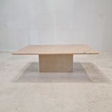 Table basse en marbre italien, années 1980