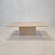 Table basse en marbre italien, années 1980