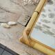 Miroir en bambou et rotin