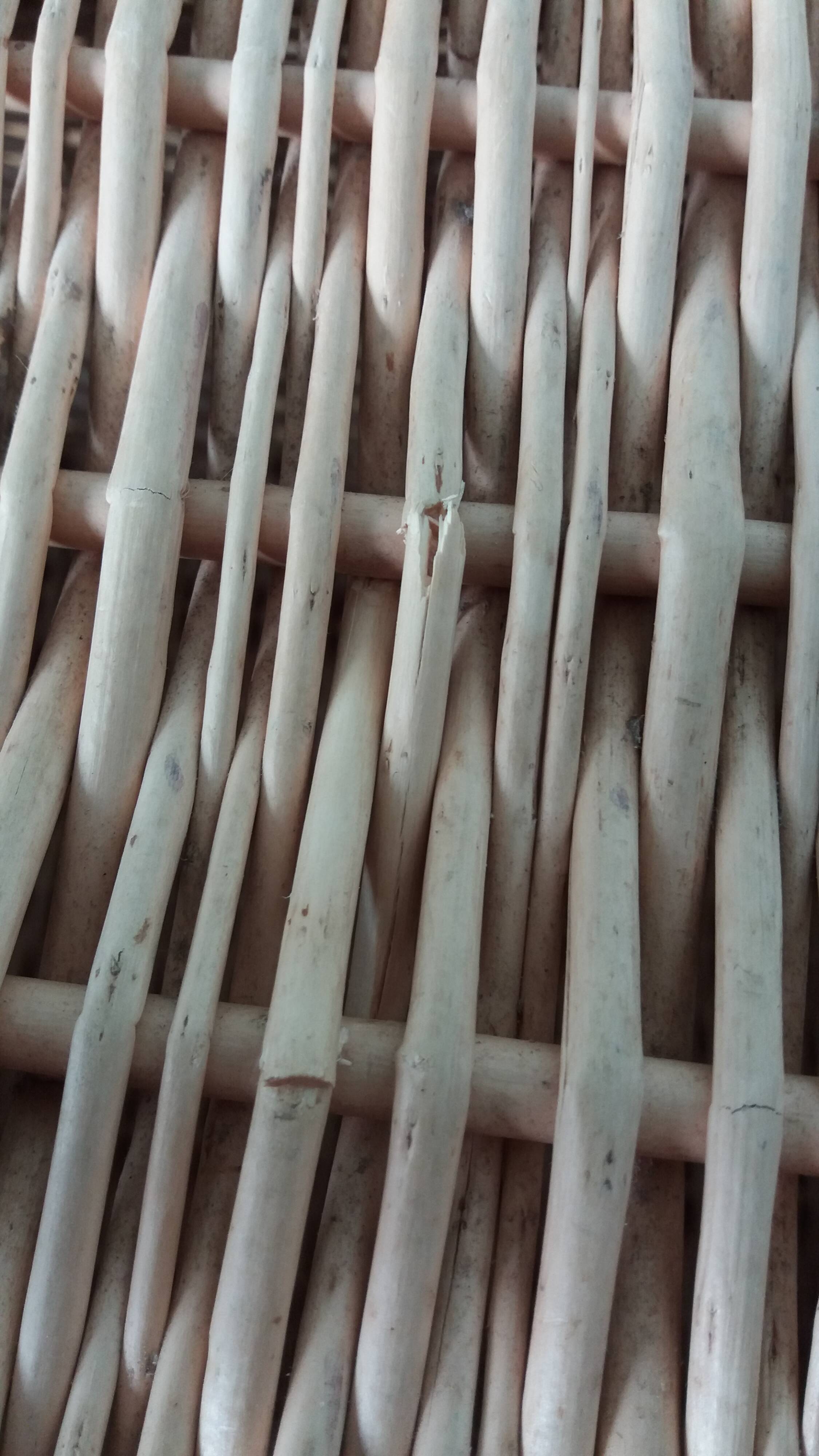 Wicker crate, very large basket