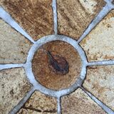 Herbarium round coffee table by Roger Capron