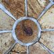 Table basse ronde  Herbier par Roger Capron