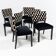 Art Deco modernist chairs in black beech, Alfons Kotschi - 1930-1940