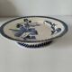 E. Bourgeois Grand Dépôt plant blue decoration washbasin plate