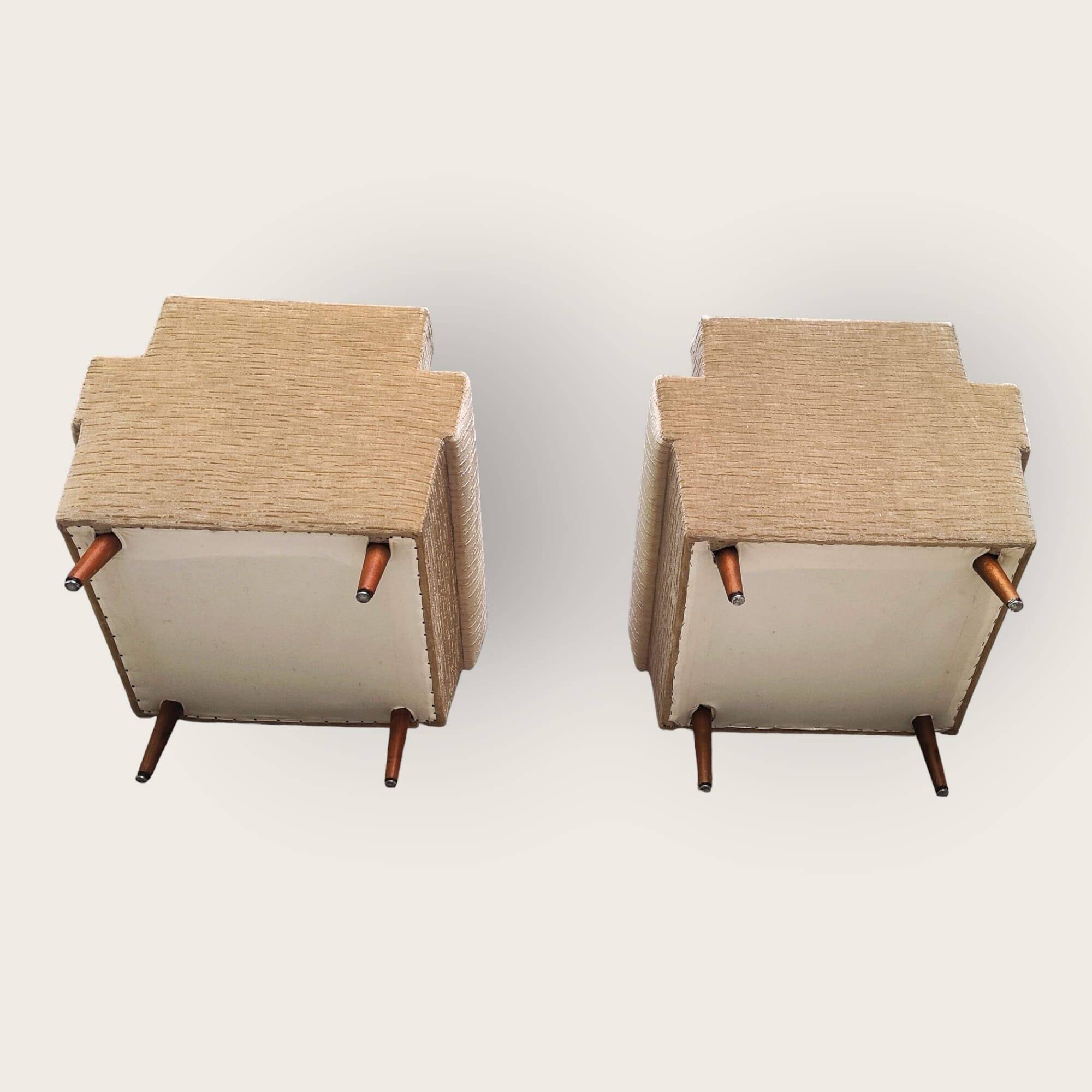 Twee Mid Century fauteuils