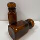 Duo of vintage pots apothecary style