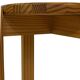 Mid century pinewood stool, minimalistic design 1960s