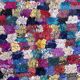 Colorful Boucherouite Moroccan rug - 141 x 254 cm