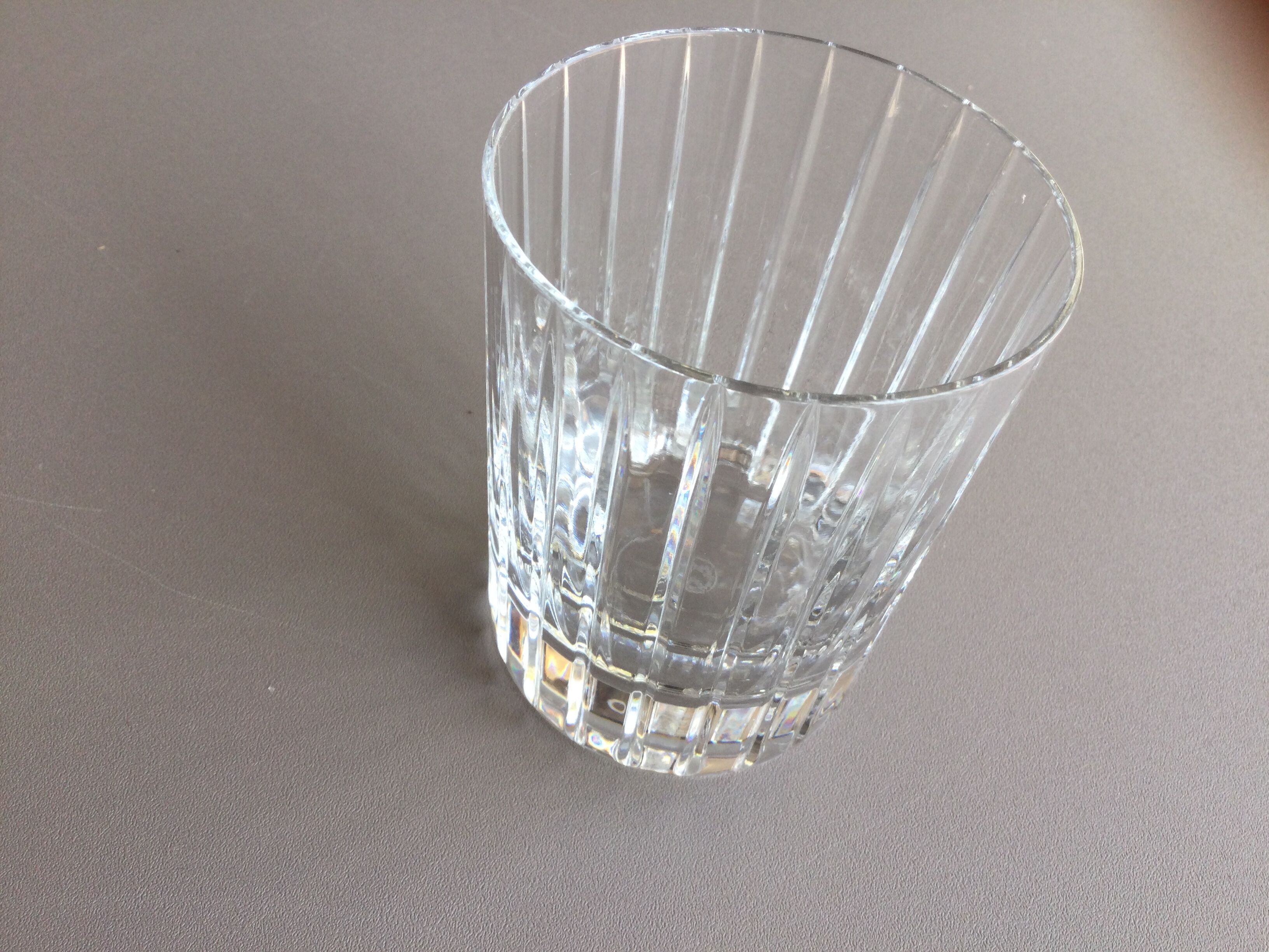 Baccarat crystal whiskey cup