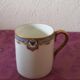 2 small cups with their saucers, Limoges