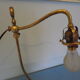 Fully brass lamp foot - Articulated arm - 1930s