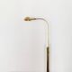 Adjustable 1970s Brass Floor Lamp by Florian Schulz