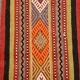 6x8 Red Blue Striped Vintage Kilim Rug  173x243Cm SK 33439