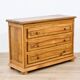 Grande commode en chêne massif des années 1970