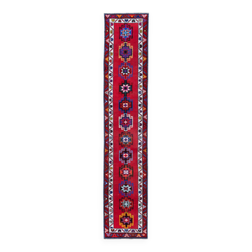 Tapis de couloir turc vintage
