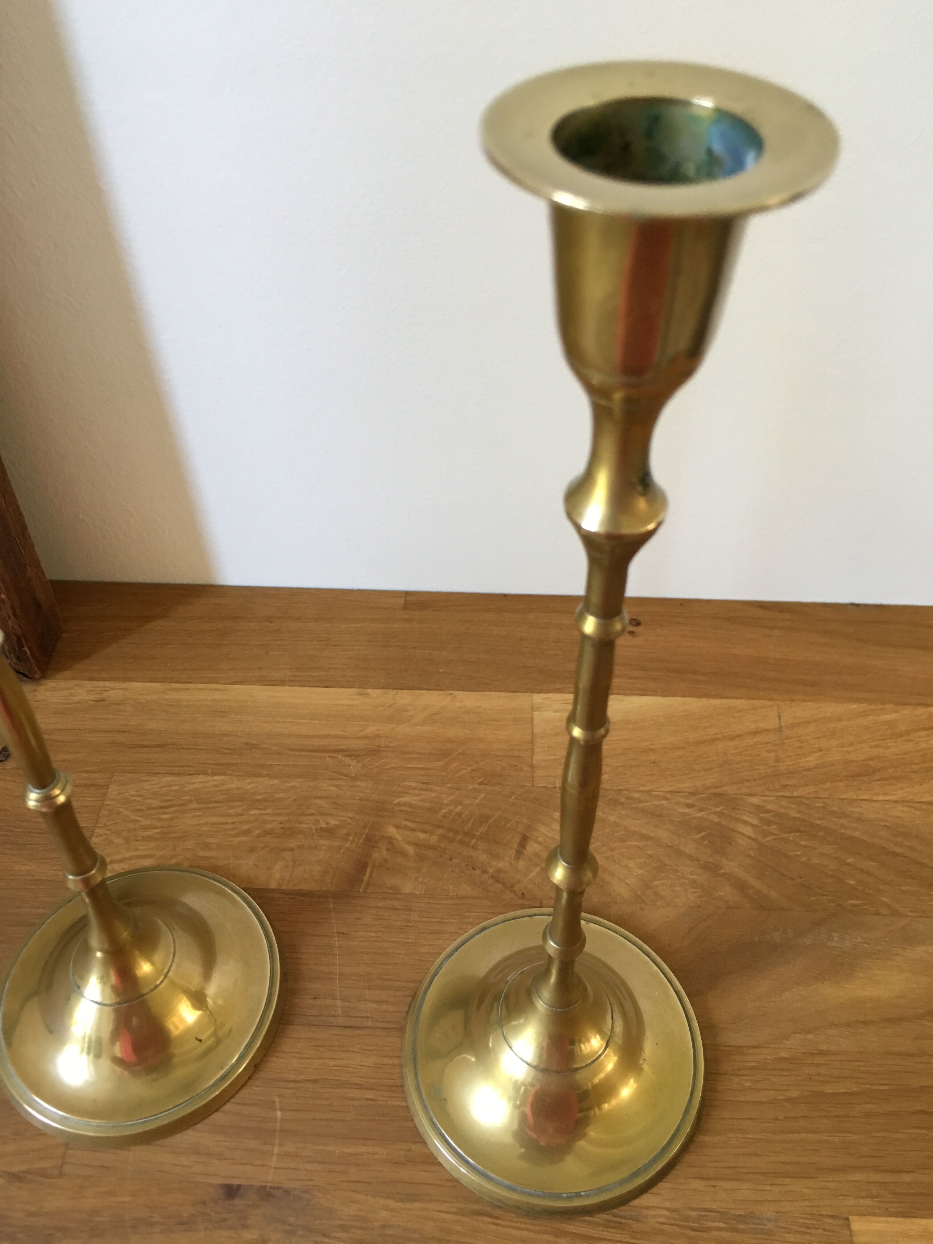 Pair of candlesticks in candlesticks
