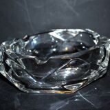 Vintage crystal ashtray - hexagonal shape - 16cm