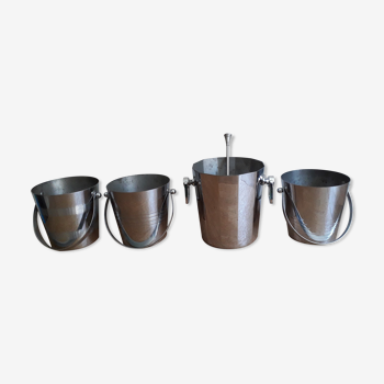 Set of 4 andré Leroy TL ice buckets
