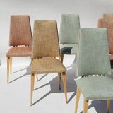 6 chairs, 1960s