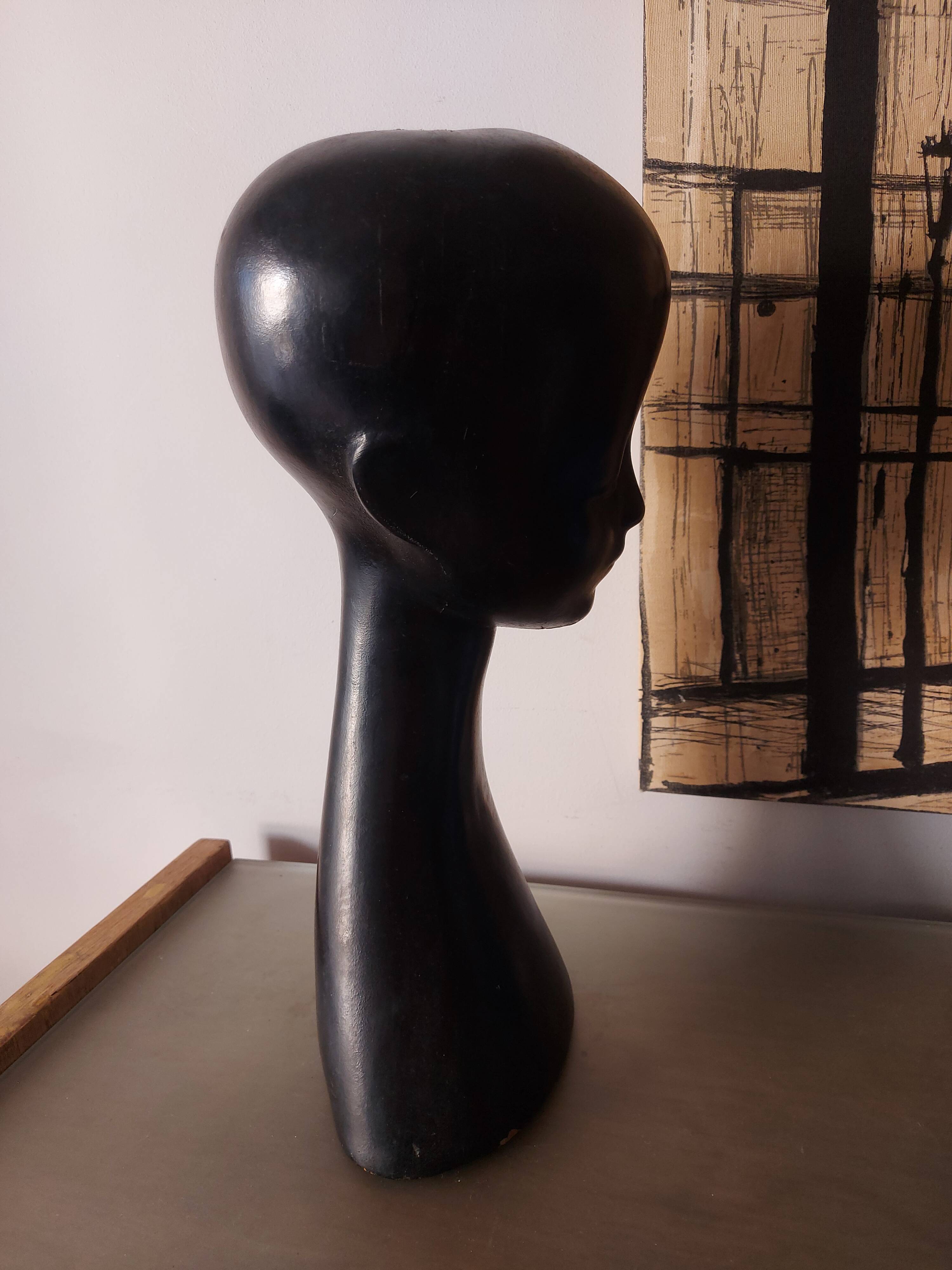 Vintage mannequin head from the 60s, 70's