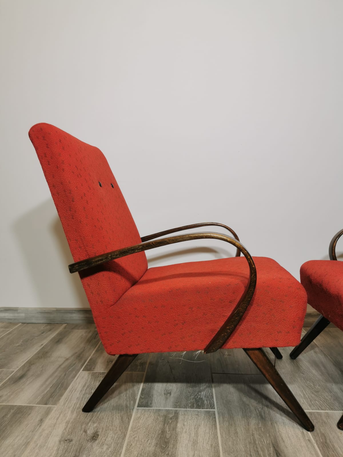 Vintage armchairs by Jaroslav Smidek