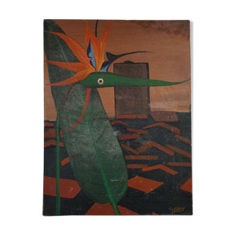 Painting oil on canvas the incompresso